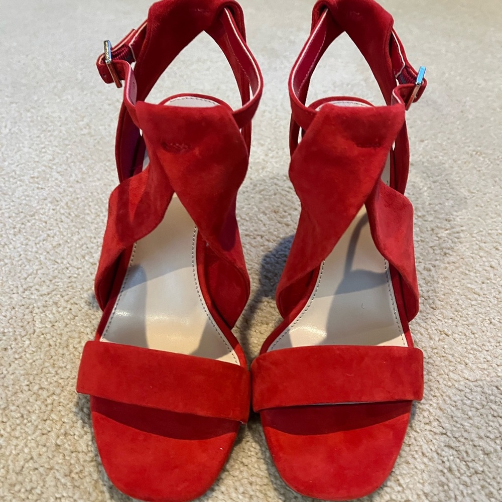 Vince Camuto red heels